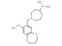 1-[(8-methoxy-3,4-dihydro-2H-1,5-benzodioxepin-7-yl)methyl]-N,N-dimethyl-4-azepanamine
