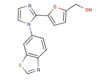 {5-[1-(1,3-benzothiazol-6-yl)-1H-imidazol-2-yl]-2-furyl}methanol