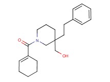 [1-(1-cyclohexen-1-ylcarbonyl)-3-(2-phenylethyl)-3-piperidinyl]methanol