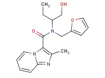 N-(2-furylmethyl)-N-[1-(hydroxymethyl)propyl]-2-methylimidazo[1,2-a]pyridine-3-carboxamide