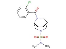(1R*,5R*)-6-(2-chlorobenzoyl)-N,N-dimethyl-3,6-diazabicyclo[3.2.2]nonane-3-sulfonamide