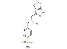 N-methyl-1-[4-(methylsulfonyl)phenyl]-N-(1,4,5,6-tetrahydrocyclopenta[c]pyrazol-3-ylmethyl)methanamine