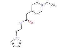 2-(1-ethyl-4-piperidinyl)-N-[2-(1H-pyrrol-1-yl)ethyl]acetamide