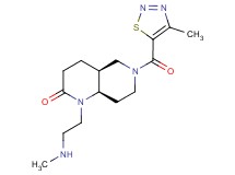 rel-(4aS,8aR)-1-[2-(methylamino)ethyl]-6-[(4-methyl-1,2,3-thiadiazol-5-yl)carbonyl]octahydro-1,6-naphthyridin-2(1H)-one hydrochloride