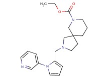 ethyl 2-[(1-pyridin-3-yl-1H-pyrrol-2-yl)methyl]-2,7-diazaspiro[4.5]decane-7-carboxylate