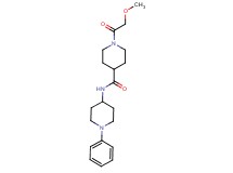 1-(methoxyacetyl)-N-(1-phenyl-4-piperidinyl)-4-piperidinecarboxamide