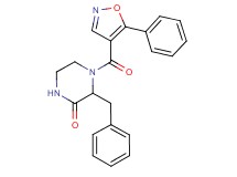 3-benzyl-4-[(5-phenylisoxazol-4-yl)carbonyl]piperazin-2-one