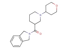2-{[1-(tetrahydro-2H-pyran-4-yl)-3-piperidinyl]carbonyl}isoindoline