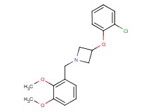 3-(2-chlorophenoxy)-1-(2,3-dimethoxybenzyl)azetidine