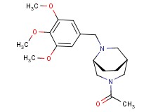 (1R*,5R*)-3-acetyl-6-(3,4,5-trimethoxybenzyl)-3,6-diazabicyclo[3.2.2]nonane