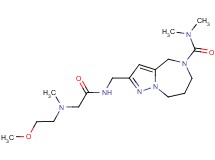 2-({[N-(2-methoxyethyl)-N-methylglycyl]amino}methyl)-N,N-dimethyl-7,8-dihydro-4H-pyrazolo[1,5-a][1,4]diazepine-5(6H)-carboxamide