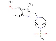 (1R*,5R*)-6-[(5-methoxy-3-methyl-1H-indol-2-yl)methyl]-3-(methylsulfonyl)-3,6-diazabicyclo[3.2.2]nonane