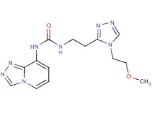 N-{2-[4-(2-methoxyethyl)-4H-1,2,4-triazol-3-yl]ethyl}-N'-[1,2,4]triazolo[4,3-a]pyridin-8-ylurea