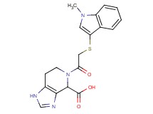 5-{[(1-methyl-1H-indol-3-yl)thio]acetyl}-4,5,6,7-tetrahydro-1H-imidazo[4,5-c]pyridine-4-carboxylic acid