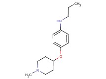 4-[(1-methyl-4-piperidinyl)oxy]-N-propylaniline