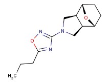 (1R*,2R*,6S*,7S*)-4-(5-propyl-1,2,4-oxadiazol-3-yl)-10-oxa-4-azatricyclo[5.2.1.0~2,6~]decane