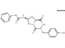N-[(3R,7S,8aS)-3-(4-hydroxybenzyl)-1,4-dioxooctahydropyrrolo[1,2-a]pyrazin-7-yl]-N'-phenylurea