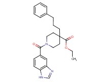 ethyl 1-(1H-benzimidazol-5-ylcarbonyl)-4-(3-phenylpropyl)-4-piperidinecarboxylate