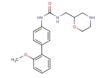 N-(2'-methoxy-4-biphenylyl)-N'-(2-morpholinylmethyl)urea hydrochloride