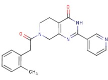 7-[(2-methylphenyl)acetyl]-2-pyridin-3-yl-5,6,7,8-tetrahydropyrido[3,4-d]pyrimidin-4(3H)-one