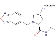 (2S,4R)-4-amino-1-(2,1,3-benzoxadiazol-5-ylmethyl)-N-methylpyrrolidine-2-carboxamide