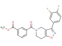 methyl 3-{[3-(3,4-difluorophenyl)-6,7-dihydroisoxazolo[4,5-c]pyridin-5(4H)-yl]carbonyl}benzoate
