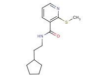 N-(2-cyclopentylethyl)-2-(methylthio)nicotinamide