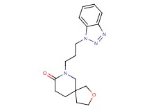 7-[3-(1H-1,2,3-benzotriazol-1-yl)propyl]-2-oxa-7-azaspiro[4.5]decan-8-one