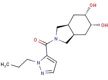 (3aR*,5R*,6S*,7aS*)-2-[(1-propyl-1H-pyrazol-5-yl)carbonyl]octahydro-1H-isoindole-5,6-diol