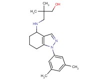 3-{[1-(3,5-dimethylphenyl)-4,5,6,7-tetrahydro-1H-indazol-4-yl]amino}-2,2-dimethyl-1-propanol