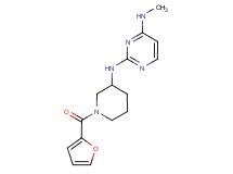 N~2~-[1-(2-furoyl)piperidin-3-yl]-N~4~-methylpyrimidine-2,4-diamine