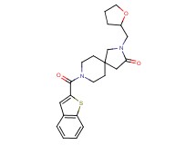 8-(1-benzothien-2-ylcarbonyl)-2-(tetrahydro-2-furanylmethyl)-2,8-diazaspiro[4.5]decan-3-one
