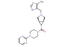 (1R*,5S*,6r)-3-[(4-methyl-1H-imidazol-5-yl)methyl]-6-[(4-pyrimidin-2-ylpiperazin-1-yl)carbonyl]-3-azabicyclo[3.1.0]hexane