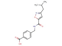 4-({[(3-isobutyl-5-isoxazolyl)carbonyl]amino}methyl)benzoic acid