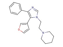 1-{2-[5-(3-furyl)-4-phenyl-1H-imidazol-1-yl]ethyl}piperidine