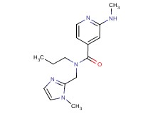 2-(methylamino)-N-[(1-methyl-1H-imidazol-2-yl)methyl]-N-propylisonicotinamide