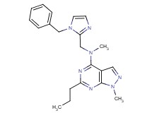 N-[(1-benzyl-1H-imidazol-2-yl)methyl]-N,1-dimethyl-6-propyl-1H-pyrazolo[3,4-d]pyrimidin-4-amine