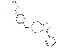 methyl 4-[(3-phenyl-5,6,8,9-tetrahydro-7H-[1,2,4]triazolo[4,3-d][1,4]diazepin-7-yl)methyl]benzoate