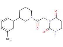 3-{2-[3-(3-methylphenyl)piperidin-1-yl]-2-oxoethyl}dihydropyrimidine-2,4(1H,3H)-dione