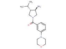 (3R*,4S*)-4-isopropyl-1-[3-(4-morpholinyl)benzoyl]-3-pyrrolidinamine