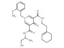 N-[2-(1-cyclohexen-1-yl)ethyl]-N'-(2-hydroxy-1-methylethyl)-1-(2-methoxybenzyl)-4-oxo-1,4-dihydro-3,5-pyridinedicarboxamide