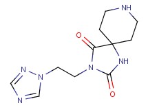 3-[2-(1H-1,2,4-triazol-1-yl)ethyl]-1,3,8-triazaspiro[4.5]decane-2,4-dione