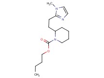 butyl 2-[2-(1-methyl-1H-imidazol-2-yl)ethyl]-1-piperidinecarboxylate