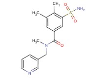 3-(aminosulfonyl)-N,4,5-trimethyl-N-(3-pyridinylmethyl)benzamide