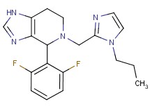 4-(2,6-difluorophenyl)-5-[(1-propyl-1H-imidazol-2-yl)methyl]-4,5,6,7-tetrahydro-1H-imidazo[4,5-c]pyridine