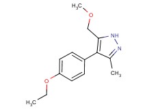 4-(4-ethoxyphenyl)-5-(methoxymethyl)-3-methyl-1H-pyrazole