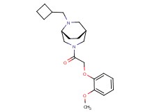 (1R*,5R*)-6-(cyclobutylmethyl)-3-[(2-methoxyphenoxy)acetyl]-3,6-diazabicyclo[3.2.2]nonane