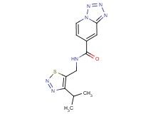 N-[(4-isopropyl-1,2,3-thiadiazol-5-yl)methyl]tetrazolo[1,5-a]pyridine-7-carboxamide