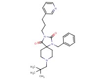 1-benzyl-8-(2,2-dimethylpropyl)-3-[3-(3-pyridinyl)propyl]-1,3,8-triazaspiro[4.5]decane-2,4-dione