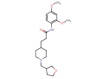 N-(2,4-dimethoxyphenyl)-3-[1-(tetrahydro-3-furanylmethyl)-4-piperidinyl]propanamide